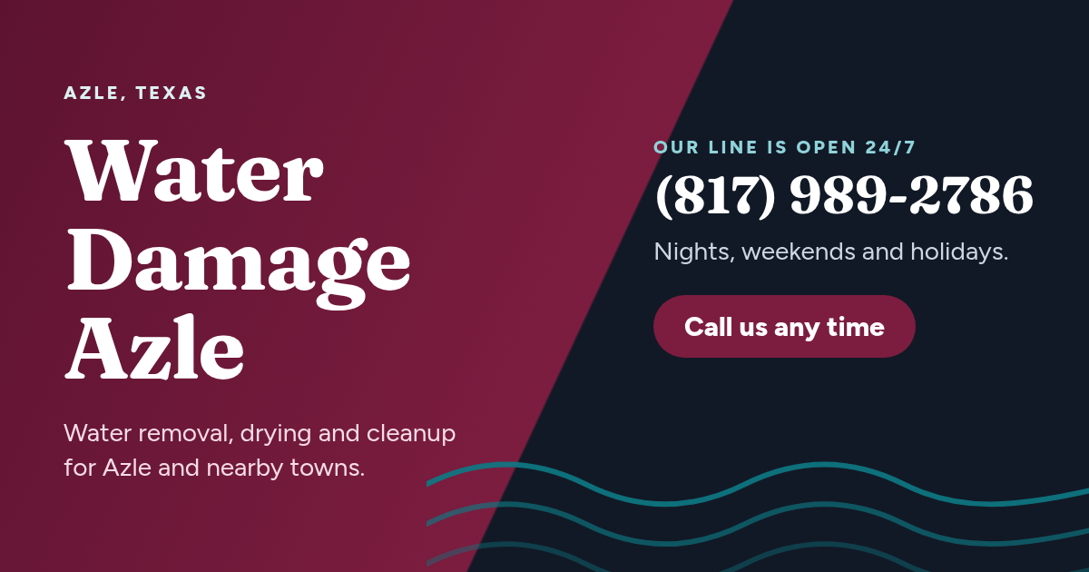 Water Damage Azle website preview
